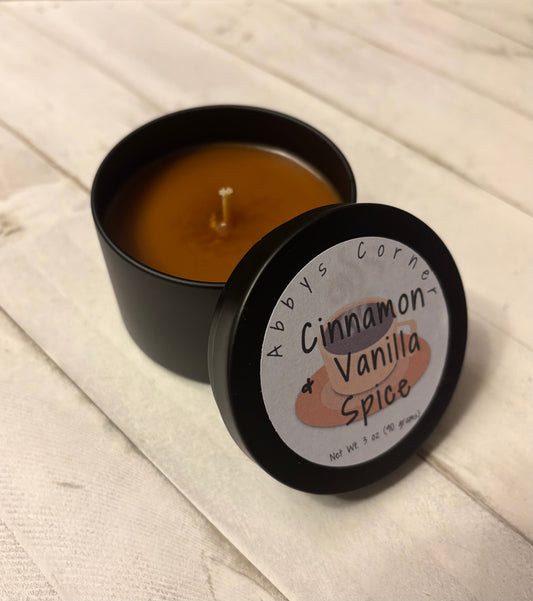 Cinnamon & Vanilla Spice Candle
