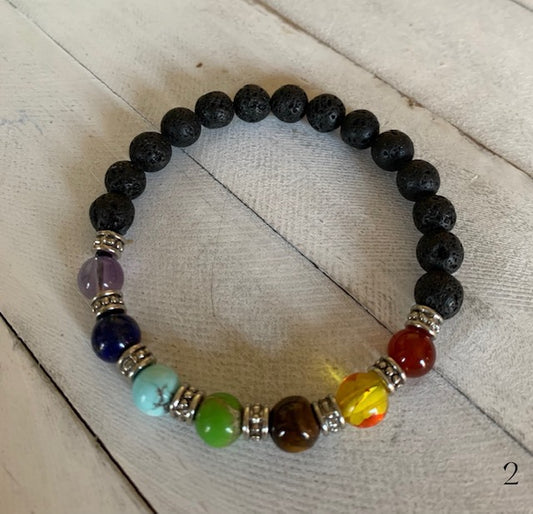 Chakra Bracelet (large- 7 1/4")