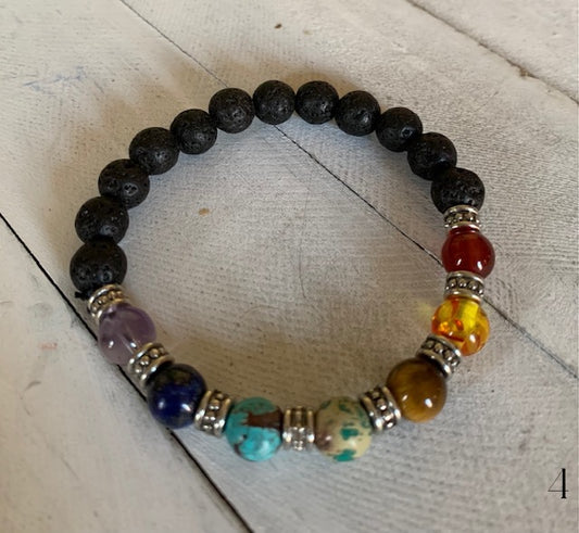 Chakra Bracelet (small- 6 1/4")